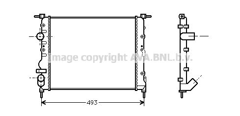 AVA QUALITY COOLING Radiators, Motora dzesēšanas sistēma RTA2218